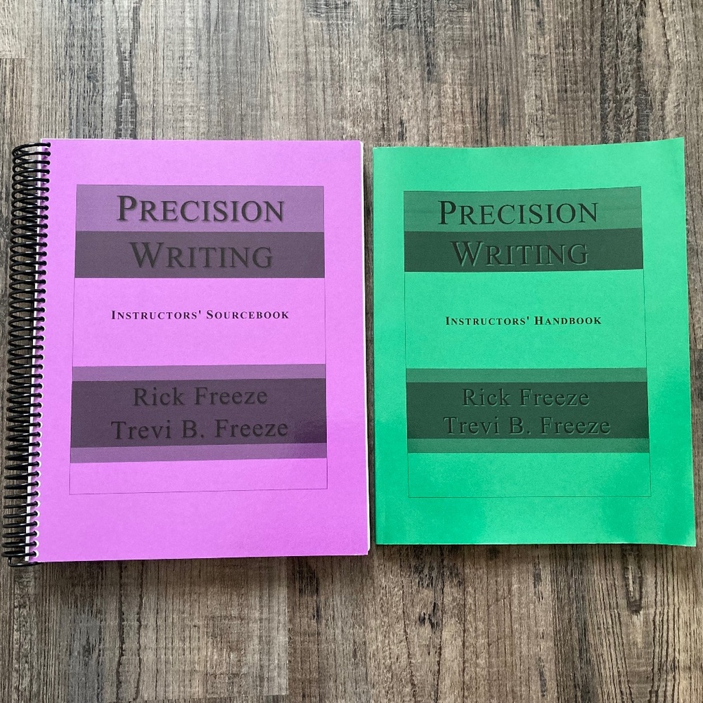 Precision Writing Set: Instructors’ Handbook and Sourcebook by R & T Freeze